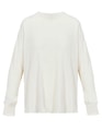 Heren T-shirt Sols Unisex Embossed Thermal Wit